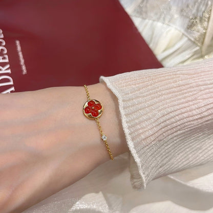 [⭐Renara]SUN PEDANT CARNELIAN BRACELET