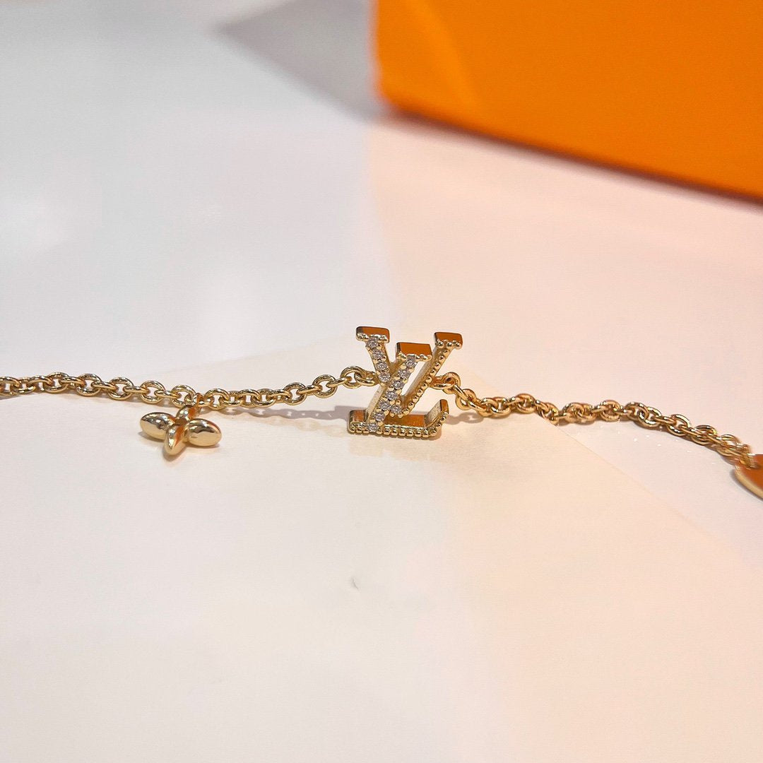 [⭐Renara]LOGO STAR MOTIF GOLD BRACELET
