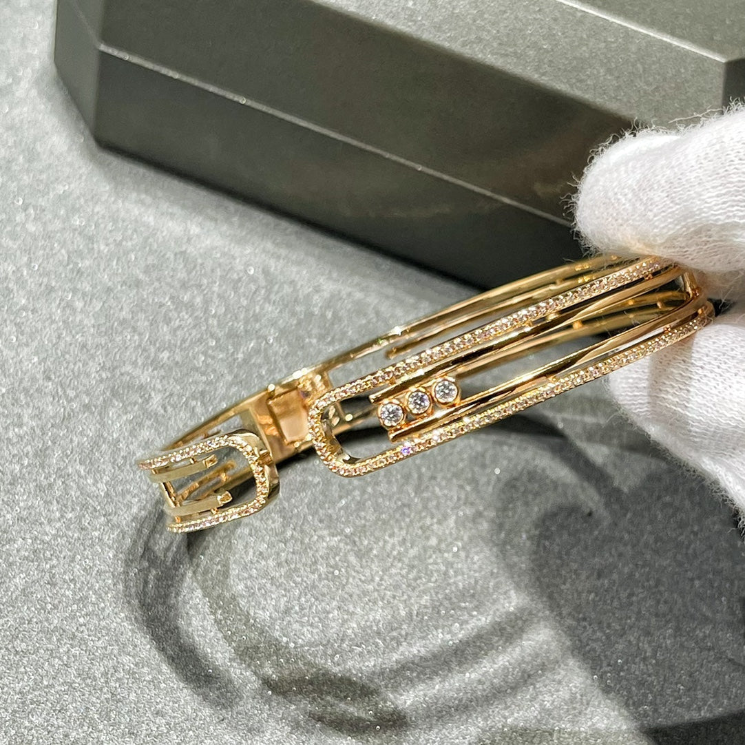 [⭐Renara]MOVE 10TH PAVED DIAMOND BRACELET