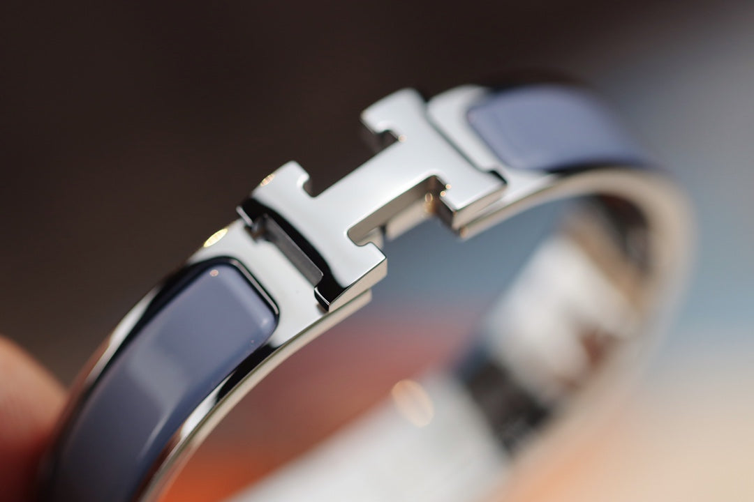 [⭐Renara]H BRACELET 12MM BLUE GRAY