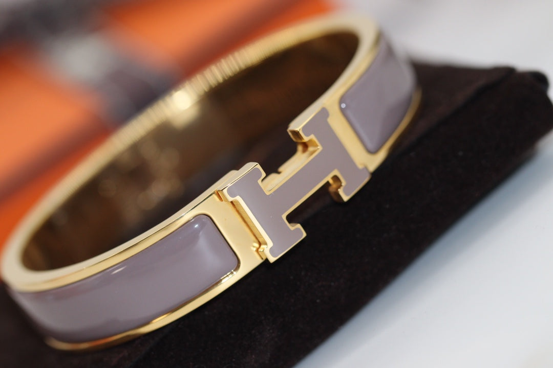 [⭐Renara]H BRACELET 12MM BROWN