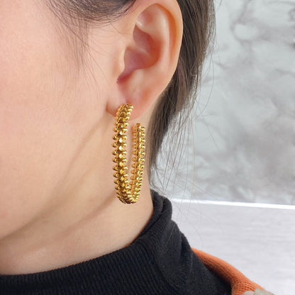 [⭐Renara]CLASH HOOP EARRINGS