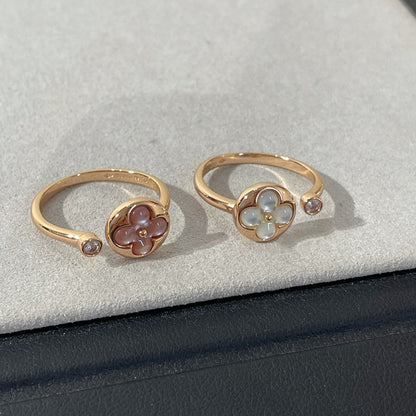 [⭐Renara]SUN 1 DIAMOND PINK MOP RING