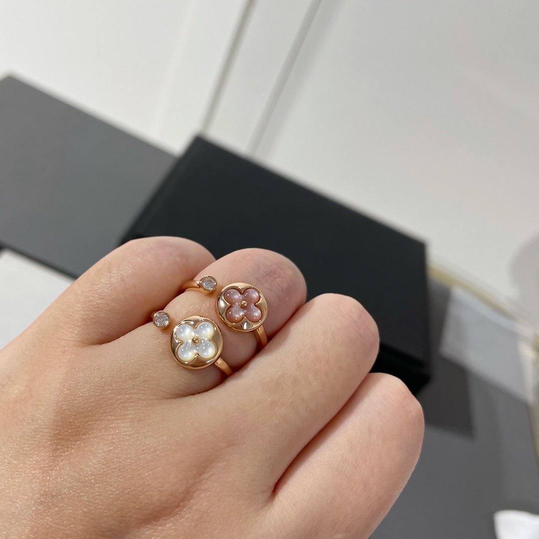 [⭐Renara]SUN 1 DIAMOND PINK MOP RING