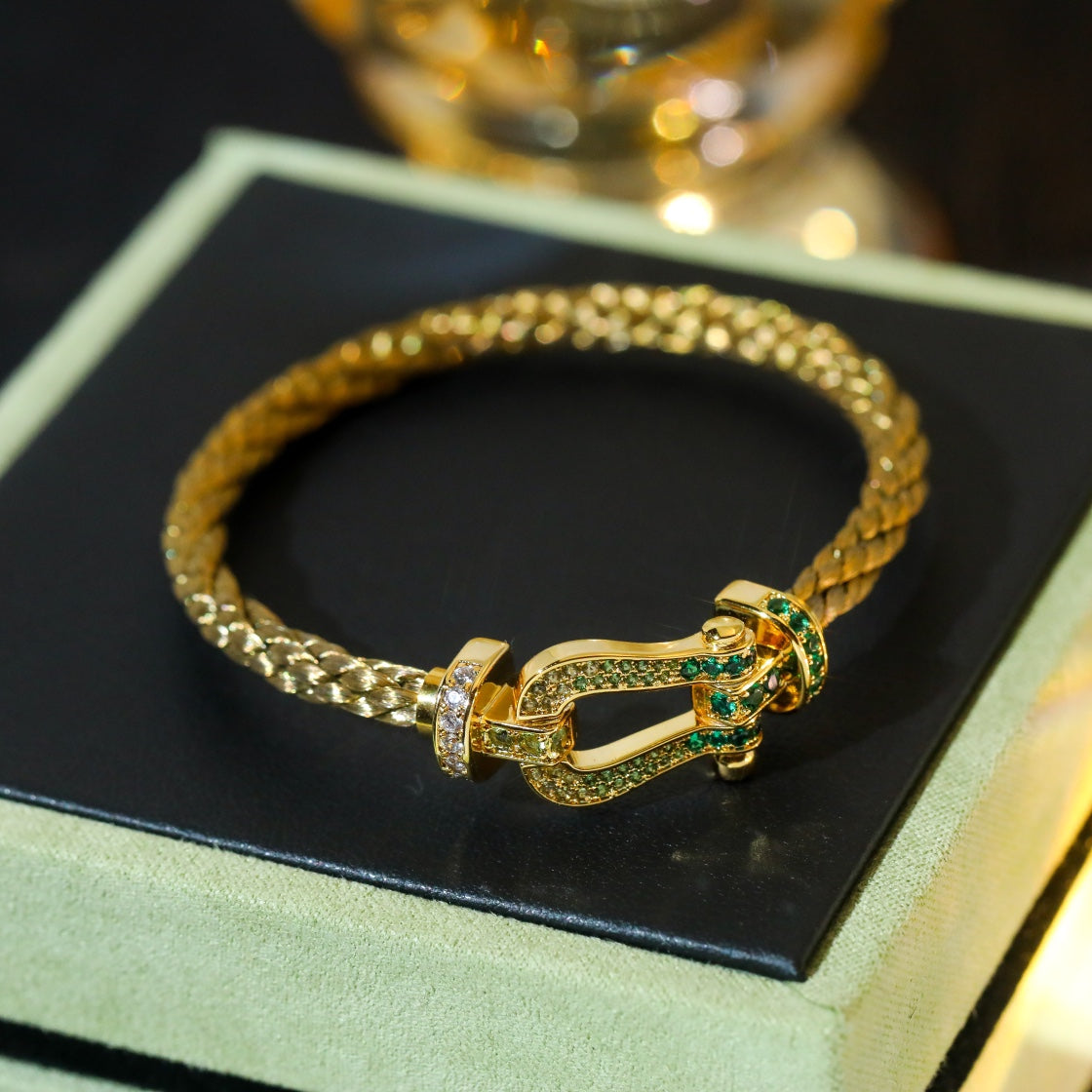 [⭐Renara]FORCE 10 GOLD GREEN DIAMOND PAVED