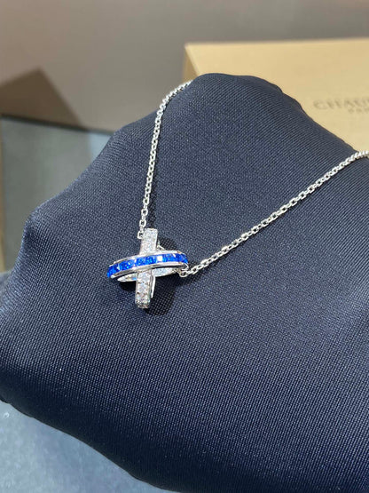 [⭐Renara]LIENS DIAMOND SILVER NECKLACE