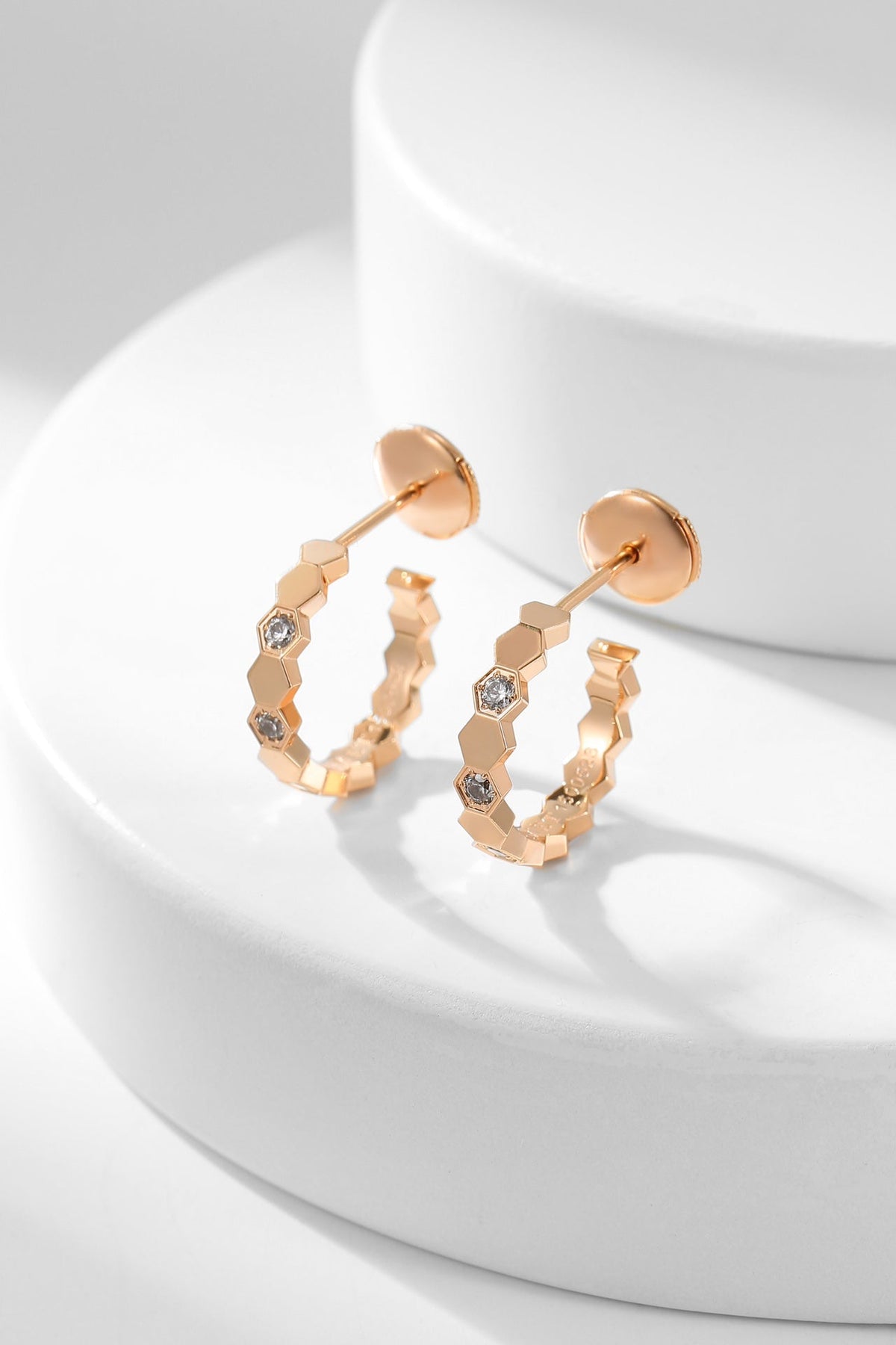 [⭐Renara]BEE LOVE DIAMOND HOOP EARRINGS