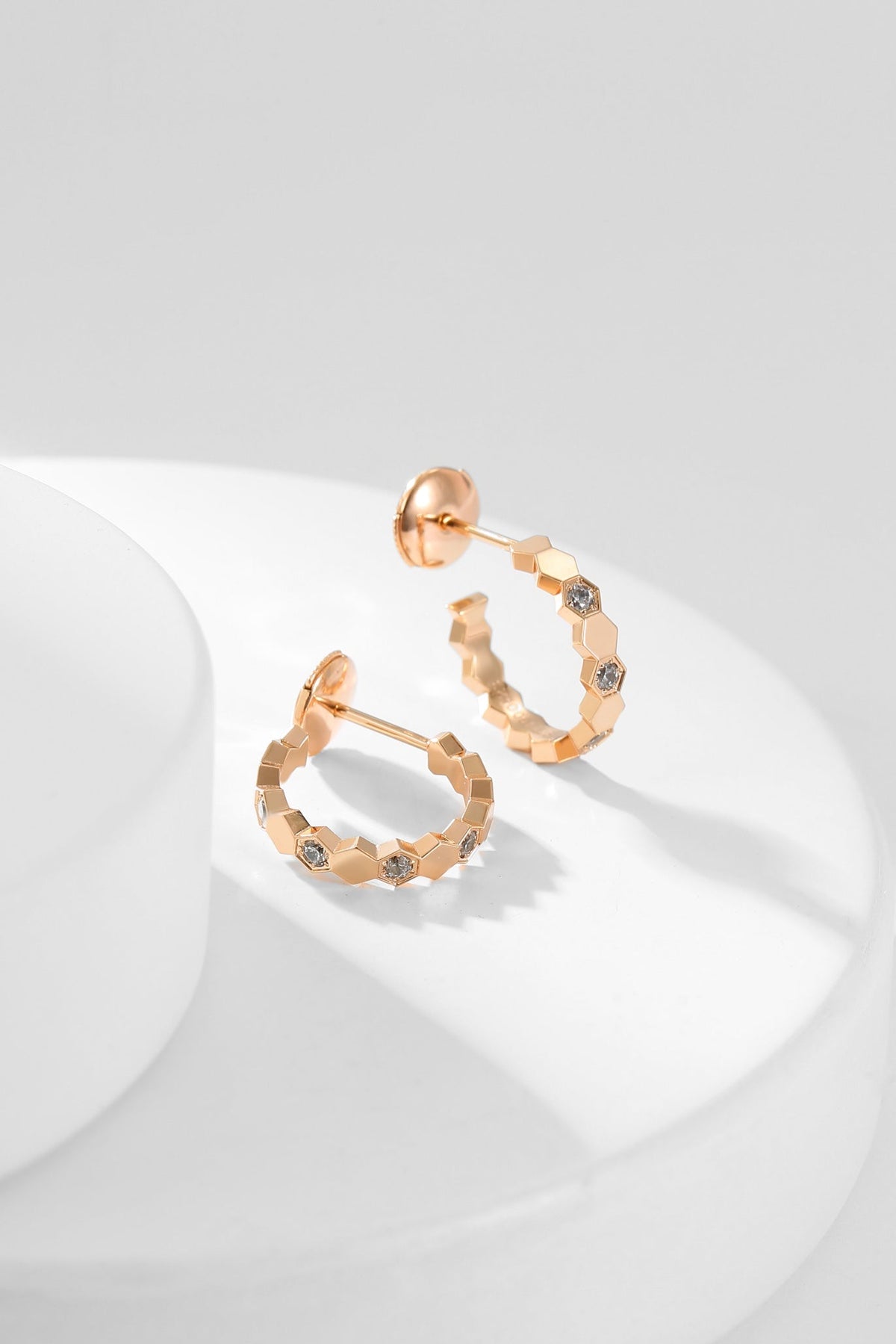 [⭐Renara]BEE LOVE DIAMOND HOOP EARRINGS