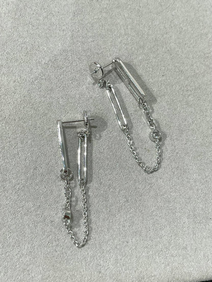 [⭐Renara]CHAINE CHAOS DIAMOND DROP EARRINGS