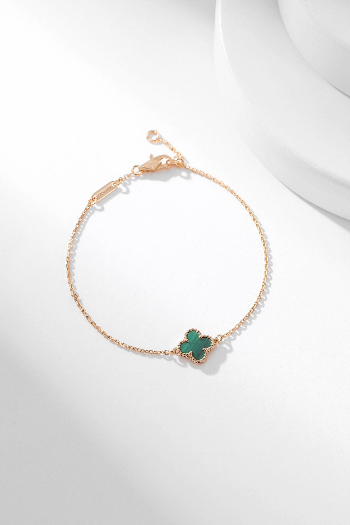 [⭐Renara]CLOVER BRACELET MALACHITE 1 MOTIF