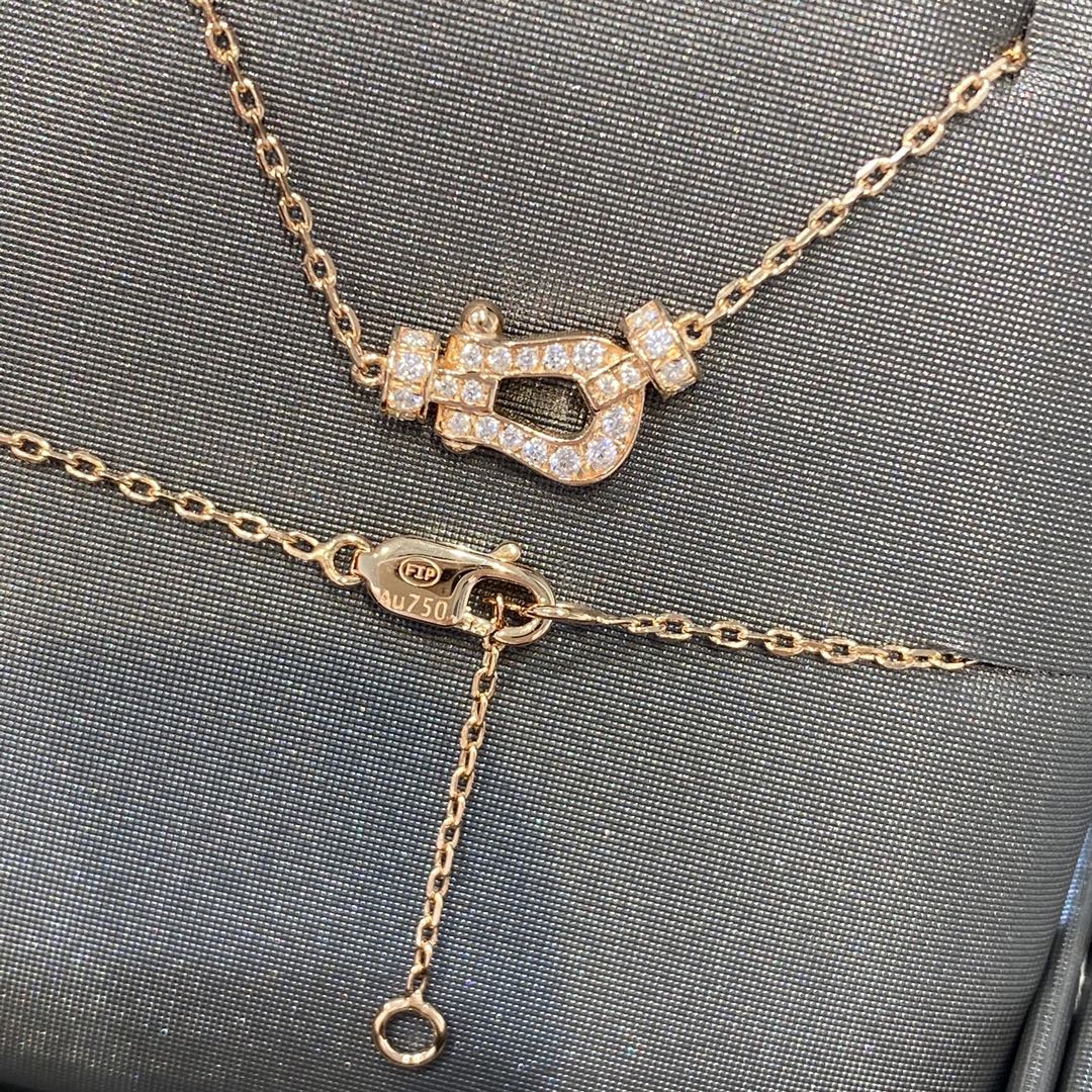 [⭐Renara]FORCE 10 DIAMOND PINK GOLD NECKLACE MINI MODEL