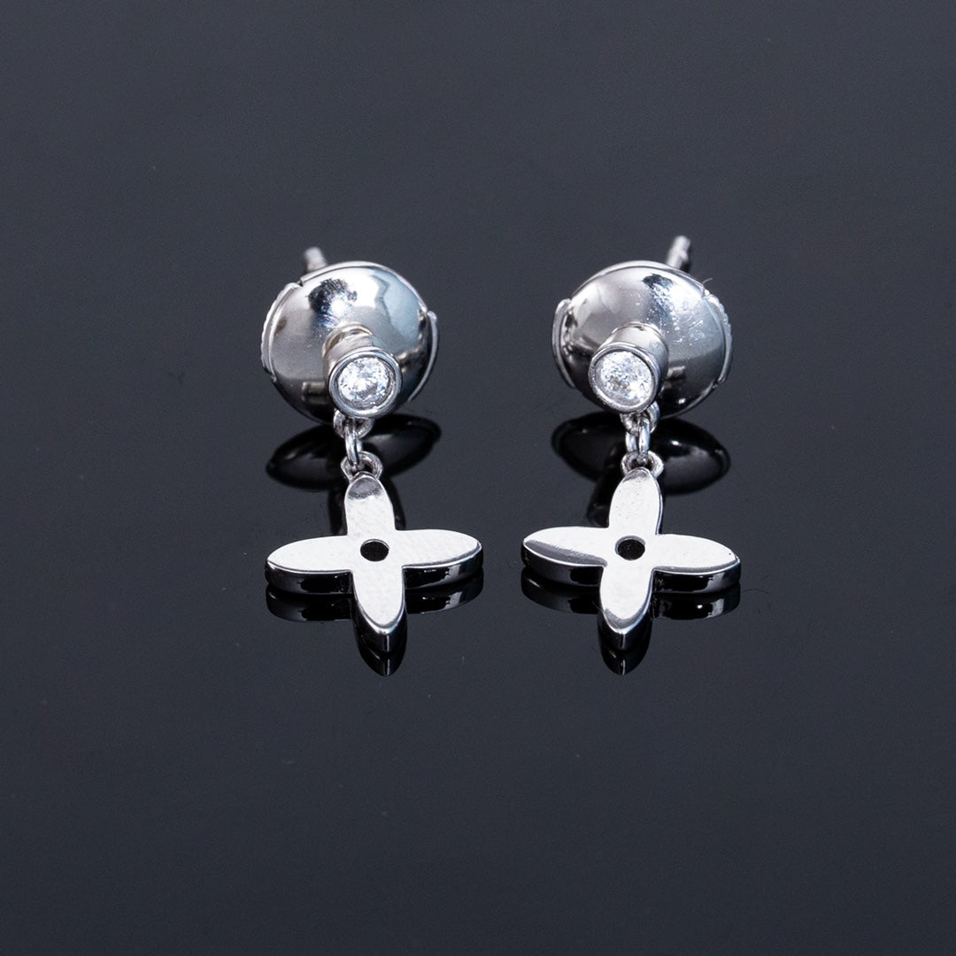 [⭐Renara]VIDYLLE SILVER DIAMOND MINI DROP EARRINGS