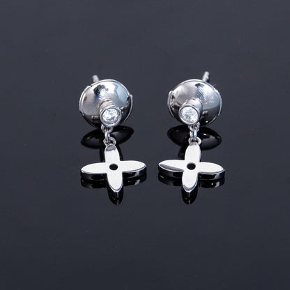 [⭐Renara]VIDYLLE SILVER DIAMOND MINI DROP EARRINGS
