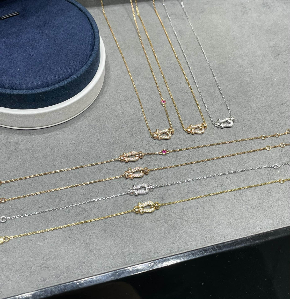 [⭐Renara]FORCE 10 DIAMOND PINK GOLD NECKLACE