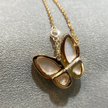 [⭐Renara]BUTTERFLY MOP DIAMOND NECKLACE
