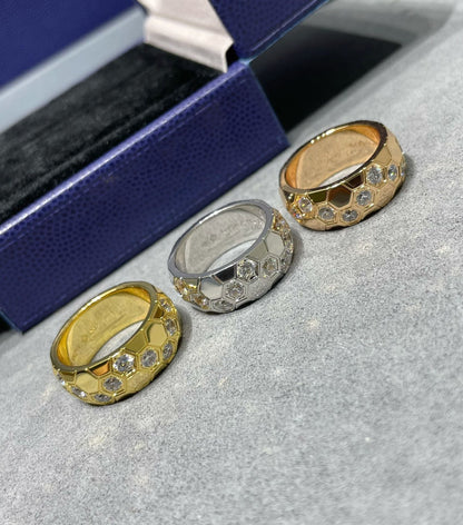 [⭐Renara]BEE LOVE DIAMOND LARGE RING