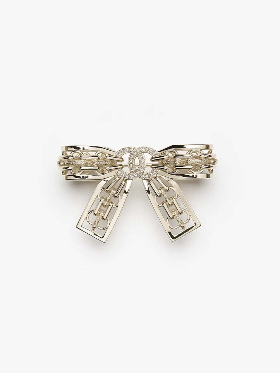 [⭐Renara]25K Hollow Bow Brooch