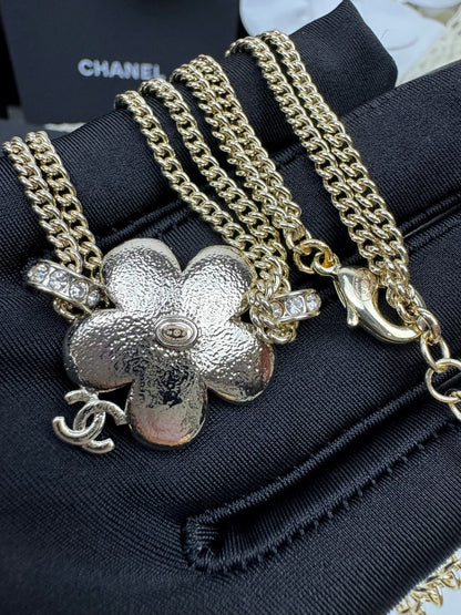 [⭐Renara]New Blue Floral Double-Layer Necklace