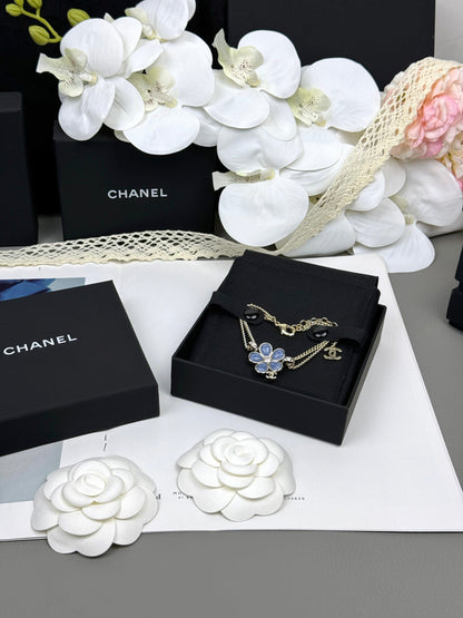 [⭐Renara]VOLTE New Blue Floral Double-Layer Bracelet