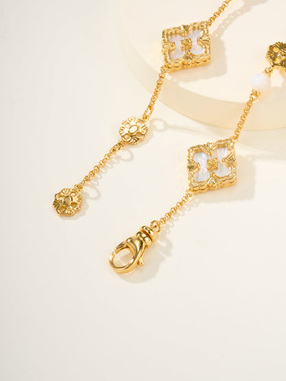 [⭐Renara]B.C.L ENAMELED Three-Flower Bracelet（Trumpet)
