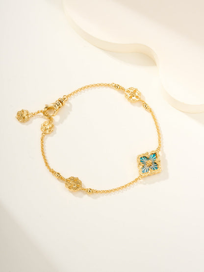 [⭐Renara]B.C.L ENAMELED One-Flower Bracelet（Various Colors)
