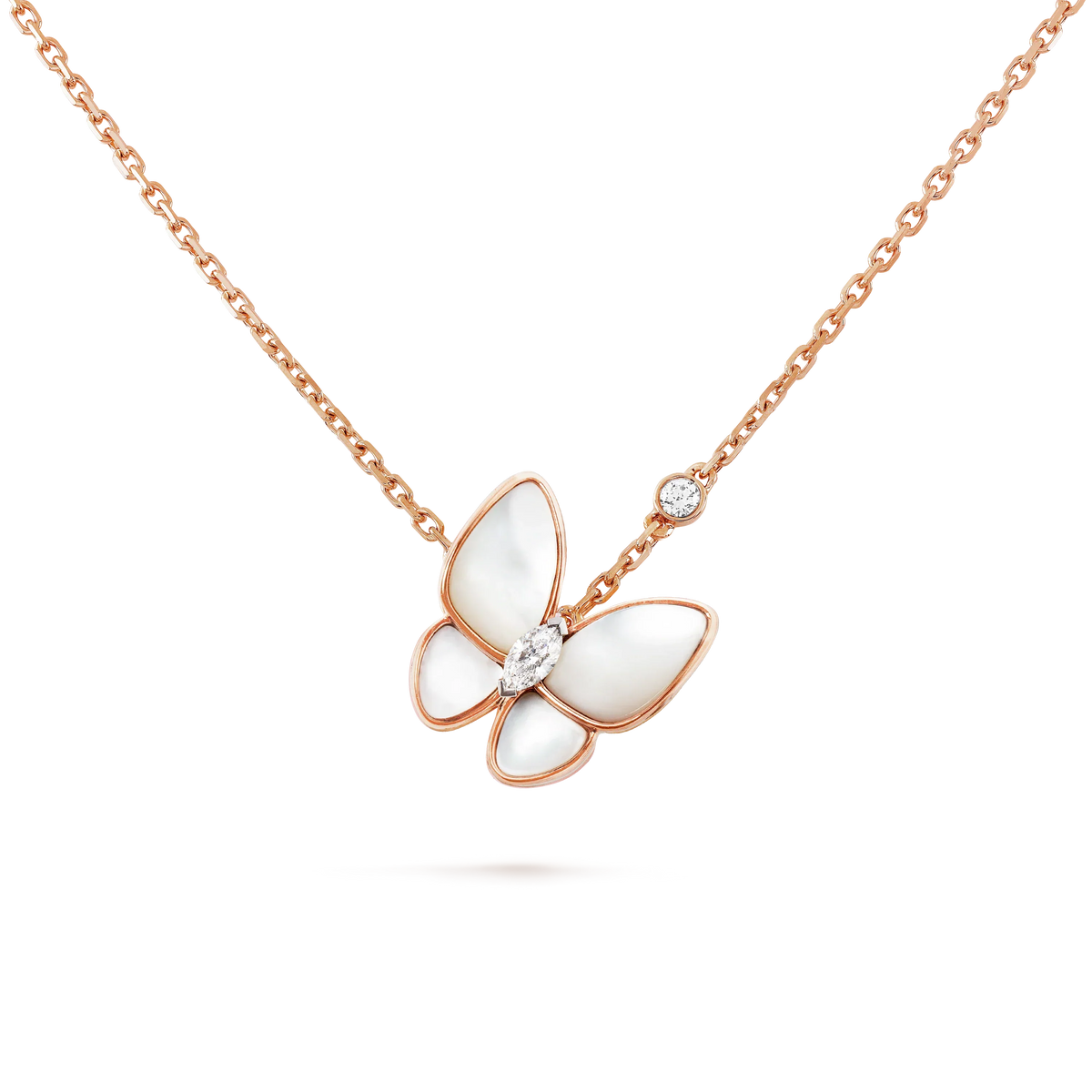[⭐Renara]BUTTERFLY MOP DIAMOND NECKLACE