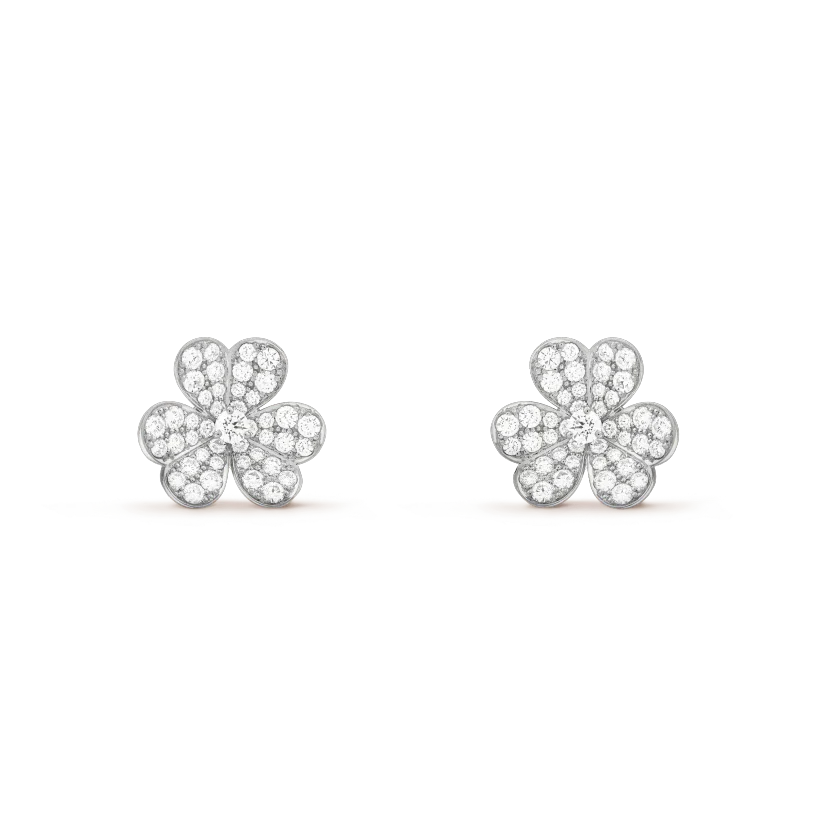 [⭐Renara]CLOVER COMOS DIAMOND EARRINGS SILVER