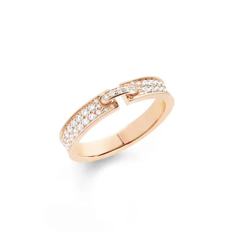 [⭐Renara]ALLIANCE LIENS VIDENCE PAVED DIAMOND 4MM RING