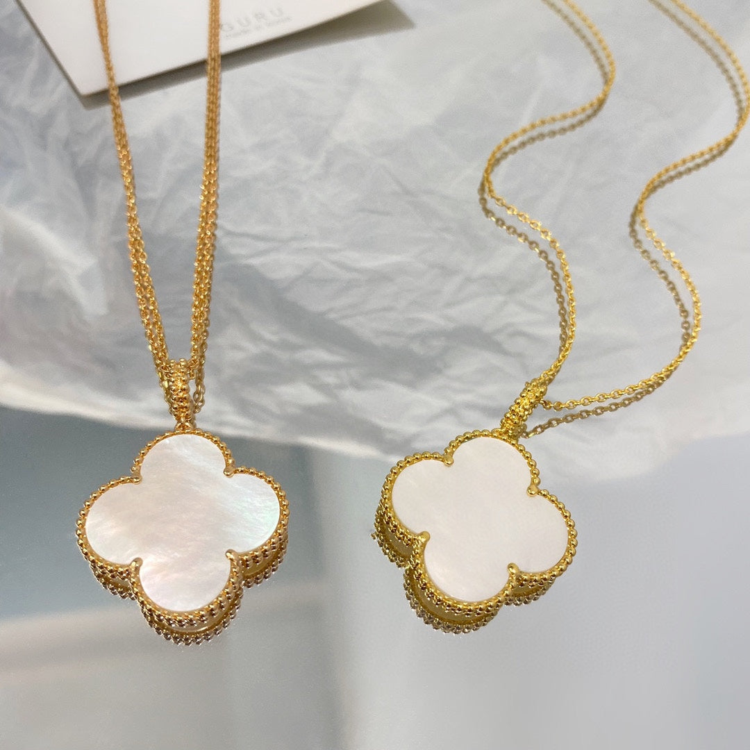 [⭐Renara]CLOVER 25MM MOP LARGE PENDANT NECKLACE