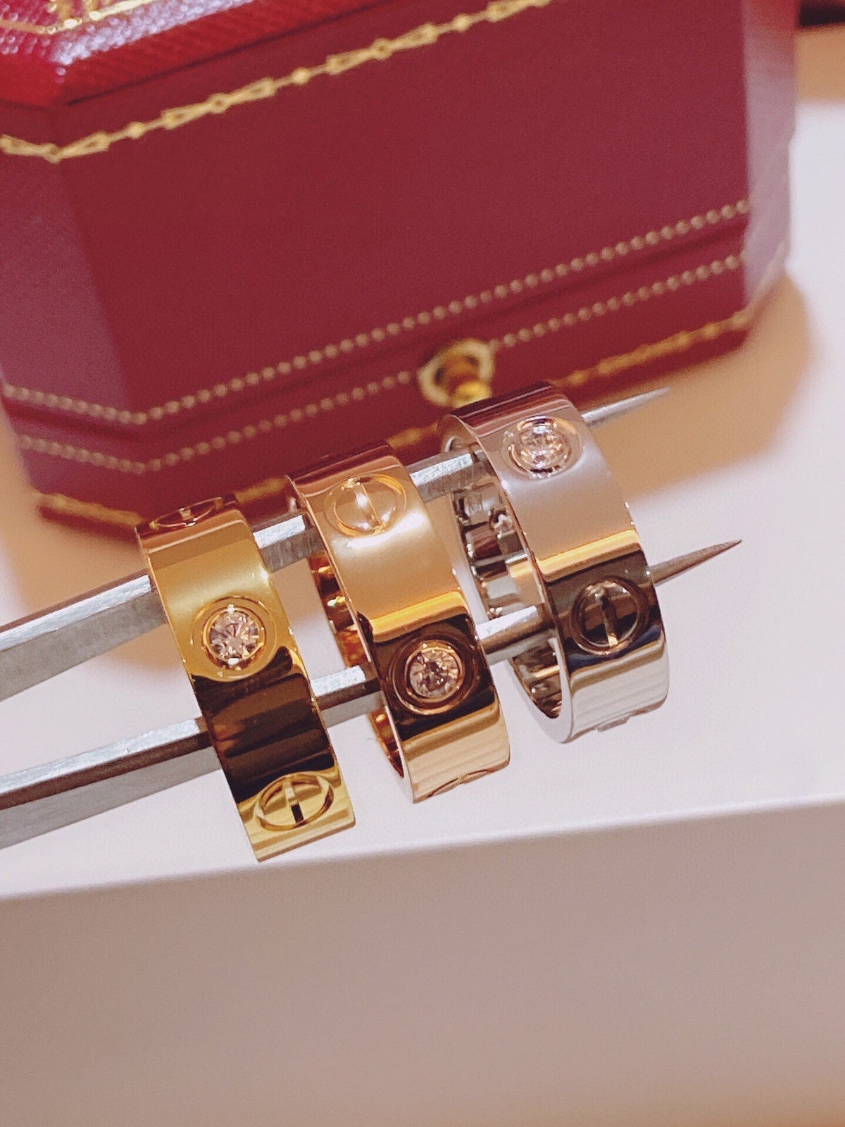 [⭐Renara]Three-Diamond Ring