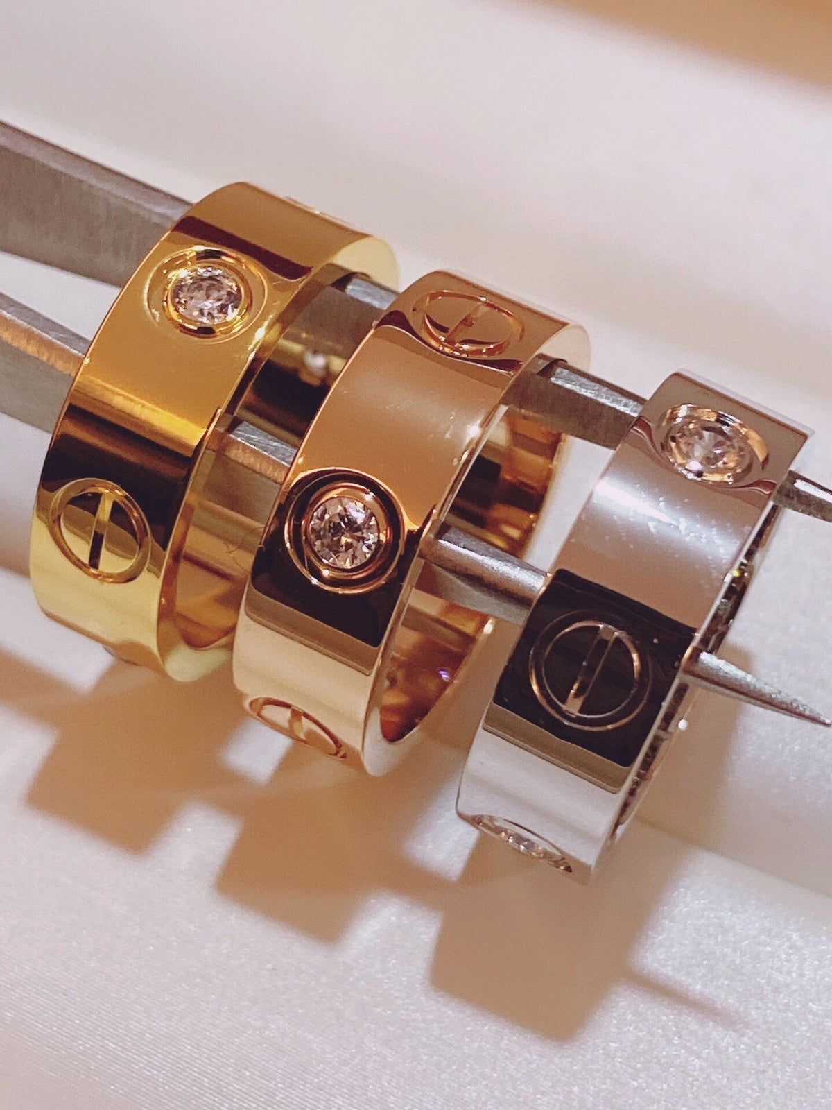 [⭐Renara]Three-Diamond Ring
