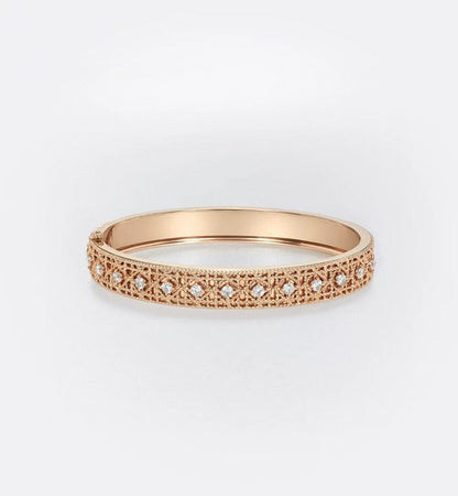 [⭐Renara]2026 WOVEN-PATTERN BRACELET SET WITH FULL DIAMOND INLAY THREE-COLORS