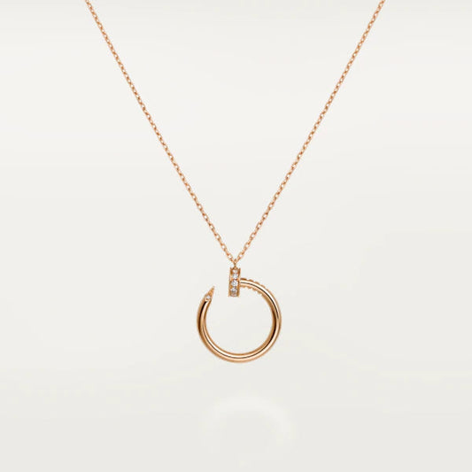 [⭐Renara]JUSTE NECKLACE PINK GOLD
