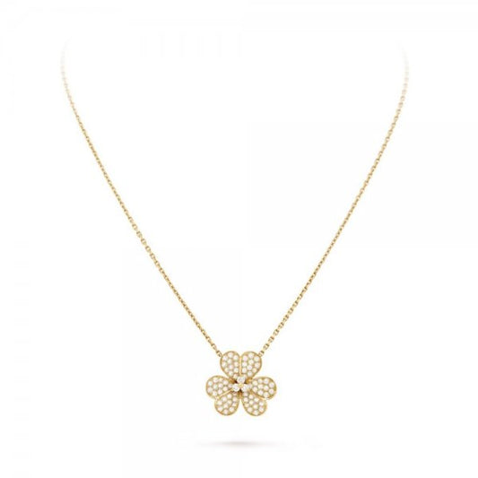 [⭐Renara]FLOWER DIAMOND NECKLACE