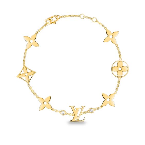 [⭐Renara]STAR AND SUN 7 MOTIFS GOLD BRACELET