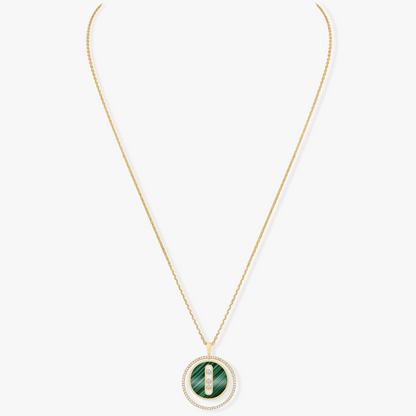 [⭐Renara]Demo MOVE 3 DIAMOND MALACHITE GOLD DIAMOND NECKLACE