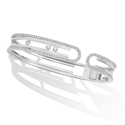 [⭐Renara]MOVE 10TH PAVED DIAMOND BRACELET