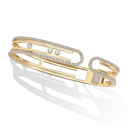 [⭐Renara]MOVE 10TH PAVED DIAMOND BRACELET