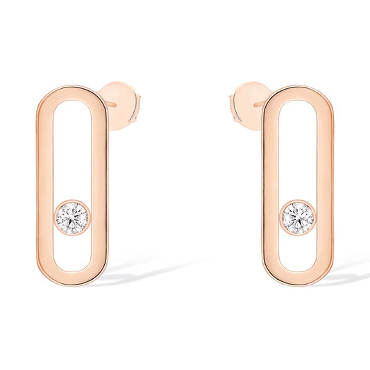 [⭐Renara]MOVE UNO SMALL 1 DIAMOND EARRINGS