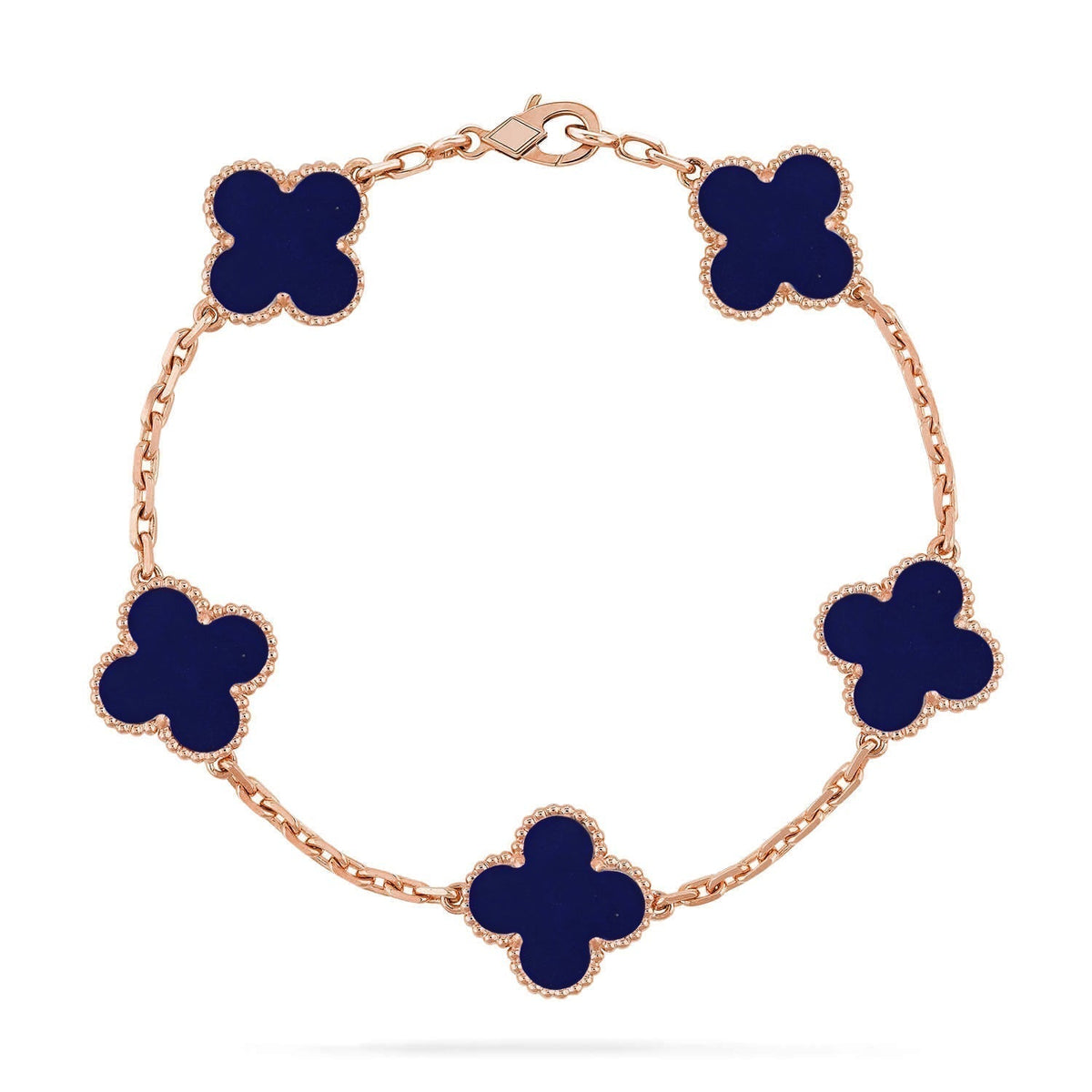 [⭐Renara]CLOVER 5 MOTIF LAPIS LAZULI BRACELET COLLECTION