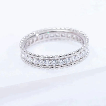 [⭐Renara]PERLEE DIAMOND SILVER RING