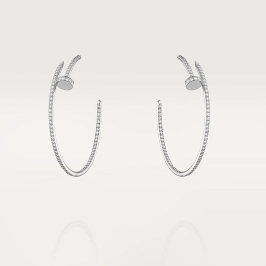 [⭐Renara]JUSTE EARRINGS FULL DIAMONDS 1.8MM