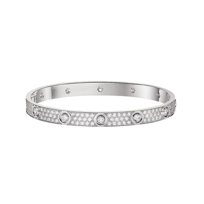 [⭐Renara]LOVE BRACELET 6.1MM DIAMOND-PAVED 10 BIG DIAMONDS