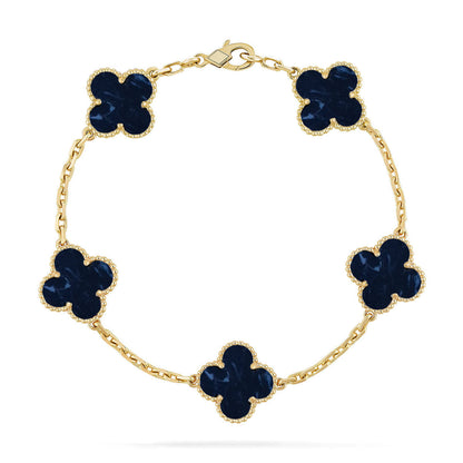 [⭐Renara]CLOVER 5 MOTIF PIETERSITE BRACELET COLLECTION