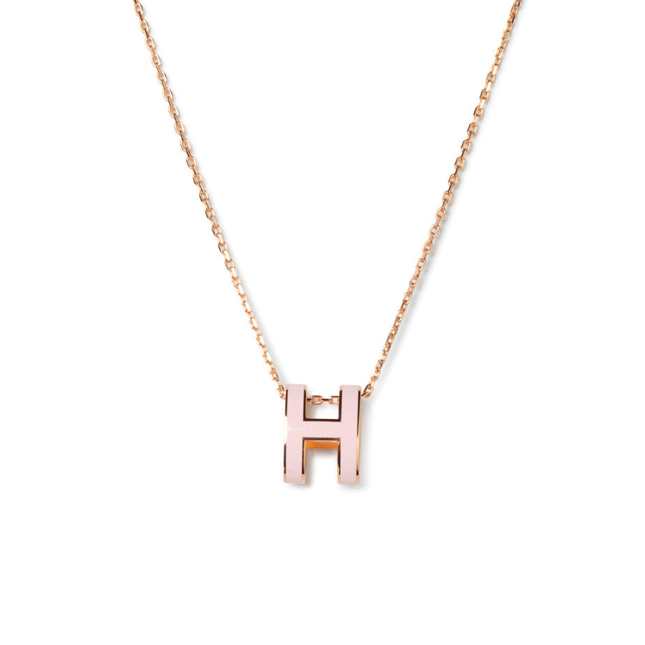 [⭐Renara]POP H PEDANT PINK GOLD