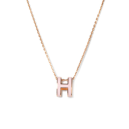 [⭐Renara]POP H PEDANT PINK GOLD