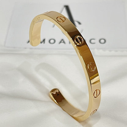 [⭐Renara]LOVE BRACELET 6.1MM OPEN CUFF