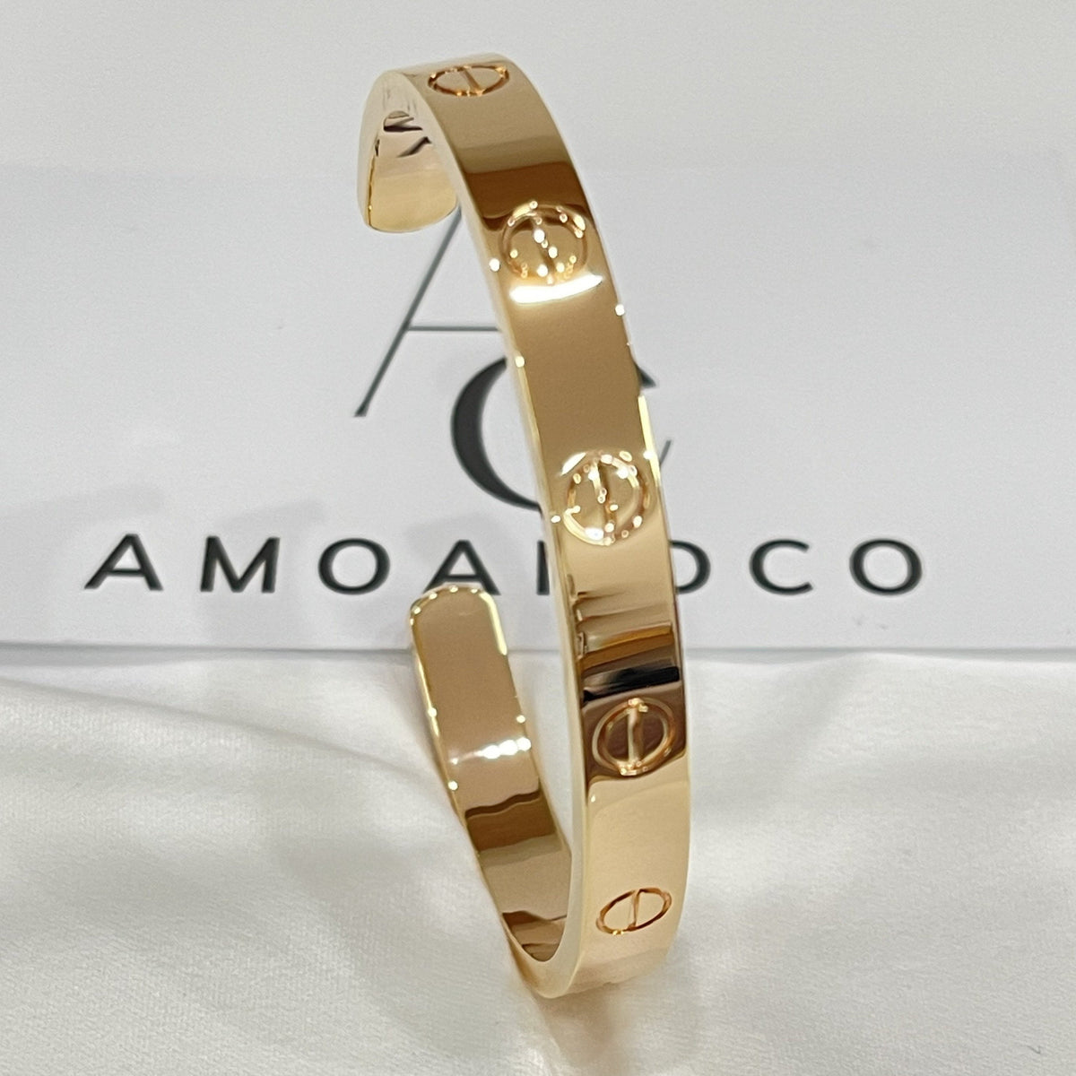 [⭐Renara]LOVE BRACELET 6.1MM OPEN CUFF