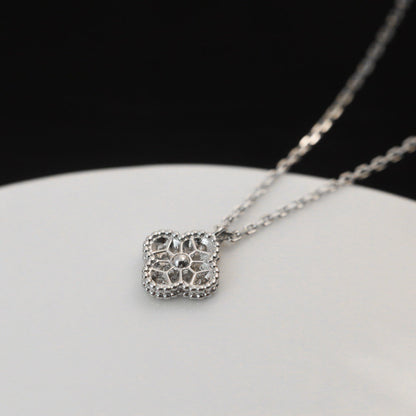 [⭐Renara]CLOVER MINI 9.5MM PENDANT DIAMOND NECKLACE