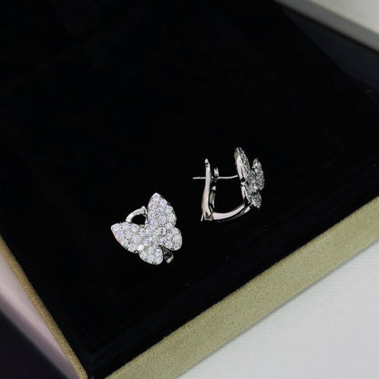 [⭐Renara]BUTTERFLY ALL DIAMOND EARRINGS